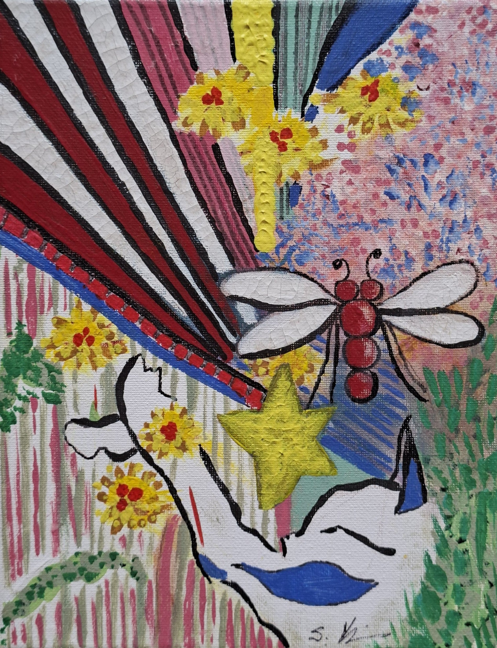 Susan Sly Multi-Carmen canvas print 8 x 10"